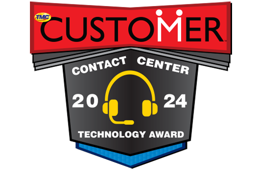 VirtualPBX CUSTOMER Magazine Winner of the 2024 Contact Center Technology Award
