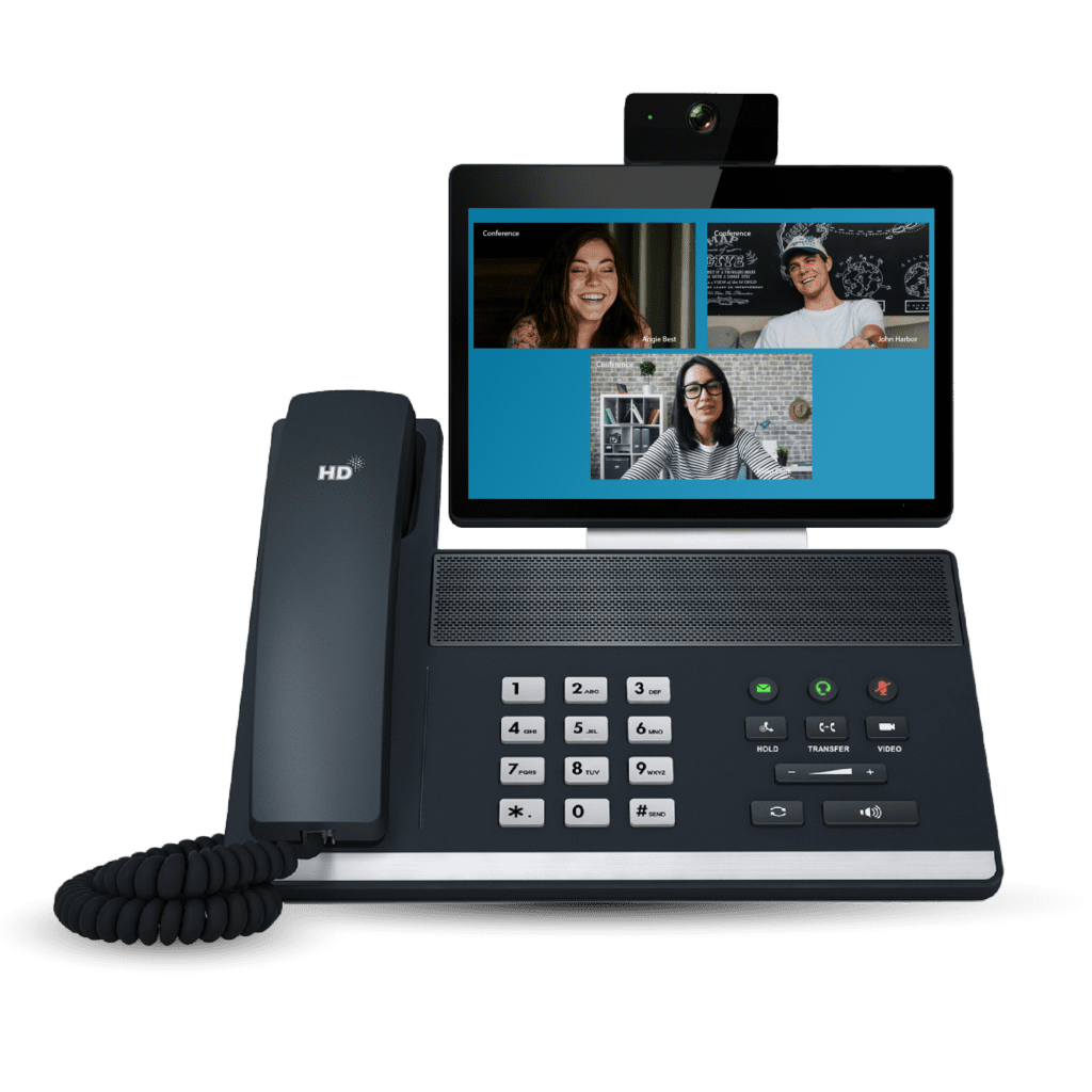 VirtualPBX Business Phone communication product on desktop phone