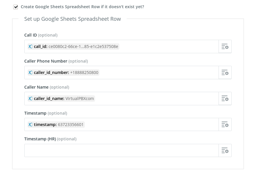 Zapier Tutorial - Call Received to Google Sheets - Create Row Zapier Tutorial - Call Received to Google Sheets - Create Row